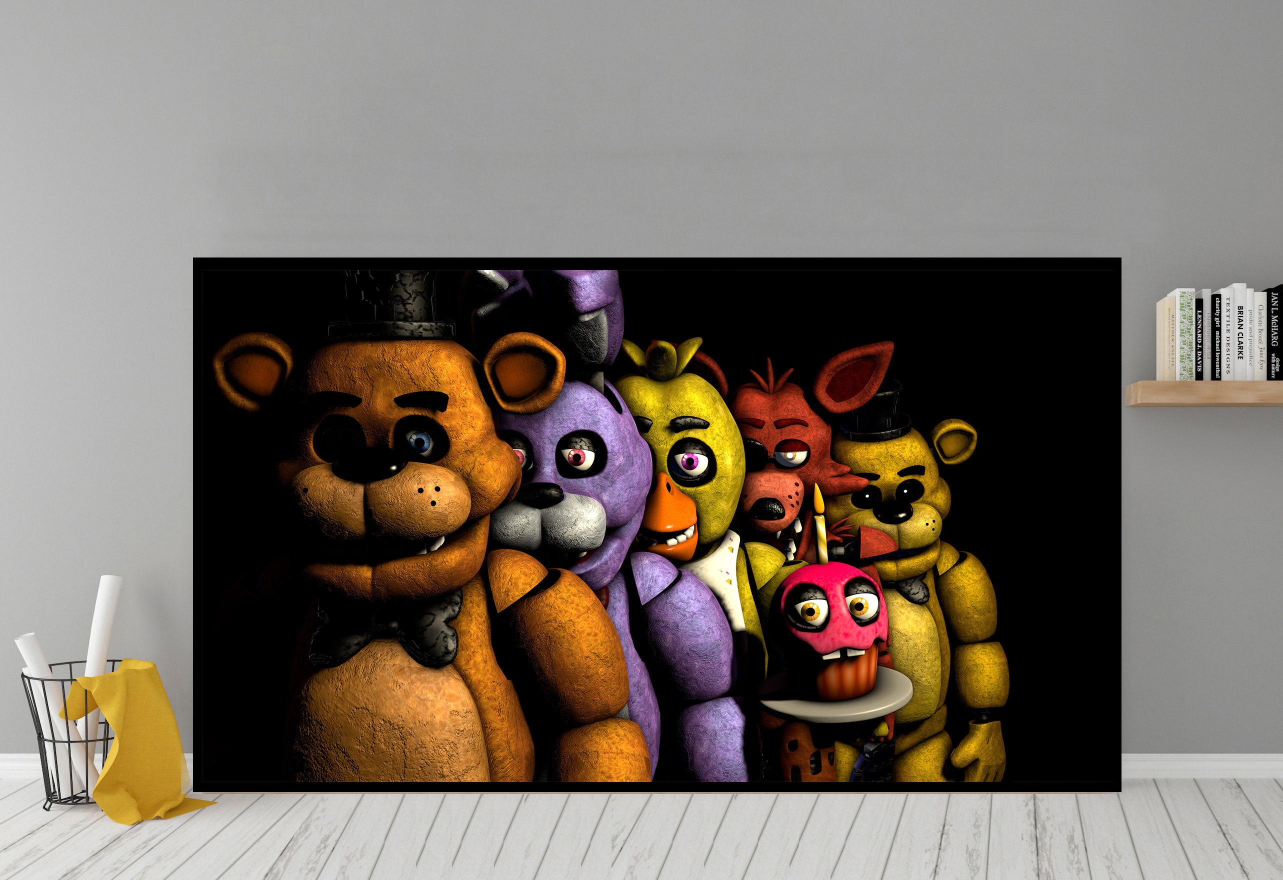 Five Nights at Freddy's 2023 Movie Poster High Quality Canvas Wall