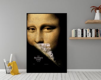 The Da Vinci Code Movie Poster - High Quality Canvas Wall Art - Room Decor - The Da Vinci Code Movie Poster for Gift