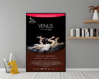 Affiche du film Vénus - Art mural en toile de haute qualité - Décoration de chambre - Affiche du film Vénus (2006) à offrir