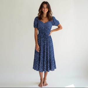 girls blue dress Girls Blue Seersucker Dress