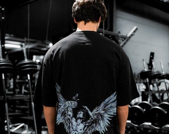 【SATIIIZ】Tabe Vintage Short Sleeve T-Shirt Zyzz Vintage Oversized T-shirt - Etsy