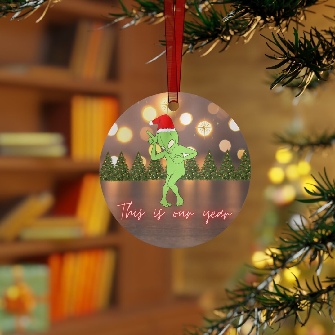 Alien Scifi Theme Christmas Ornaments Holiday Ornaments Christmas Tree