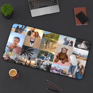 Personalized Photo Desk Mat: Custom Office Decor