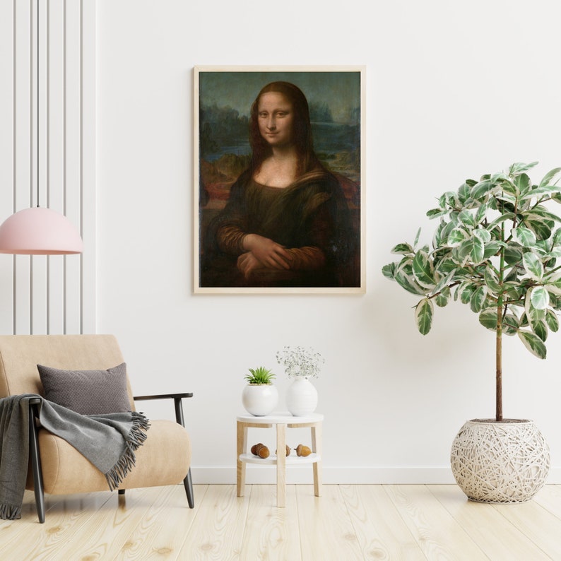 Leonardo Da Vinci's Mona Lisa Printable Digital Download - Etsy