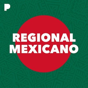 May include: A red circle with the text "REGIONAL MEXICANO" in white letters on a green background with a white letter "P" in the top left corner.
