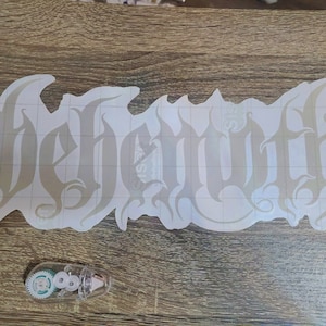 Behemoth Decal | Black metal Decal | Death Metal Sticker | Vinyl Decals For Cars, Guitars, Laptops, Tumblers | With Free Viking Sticker