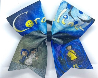 Coraline theme bow