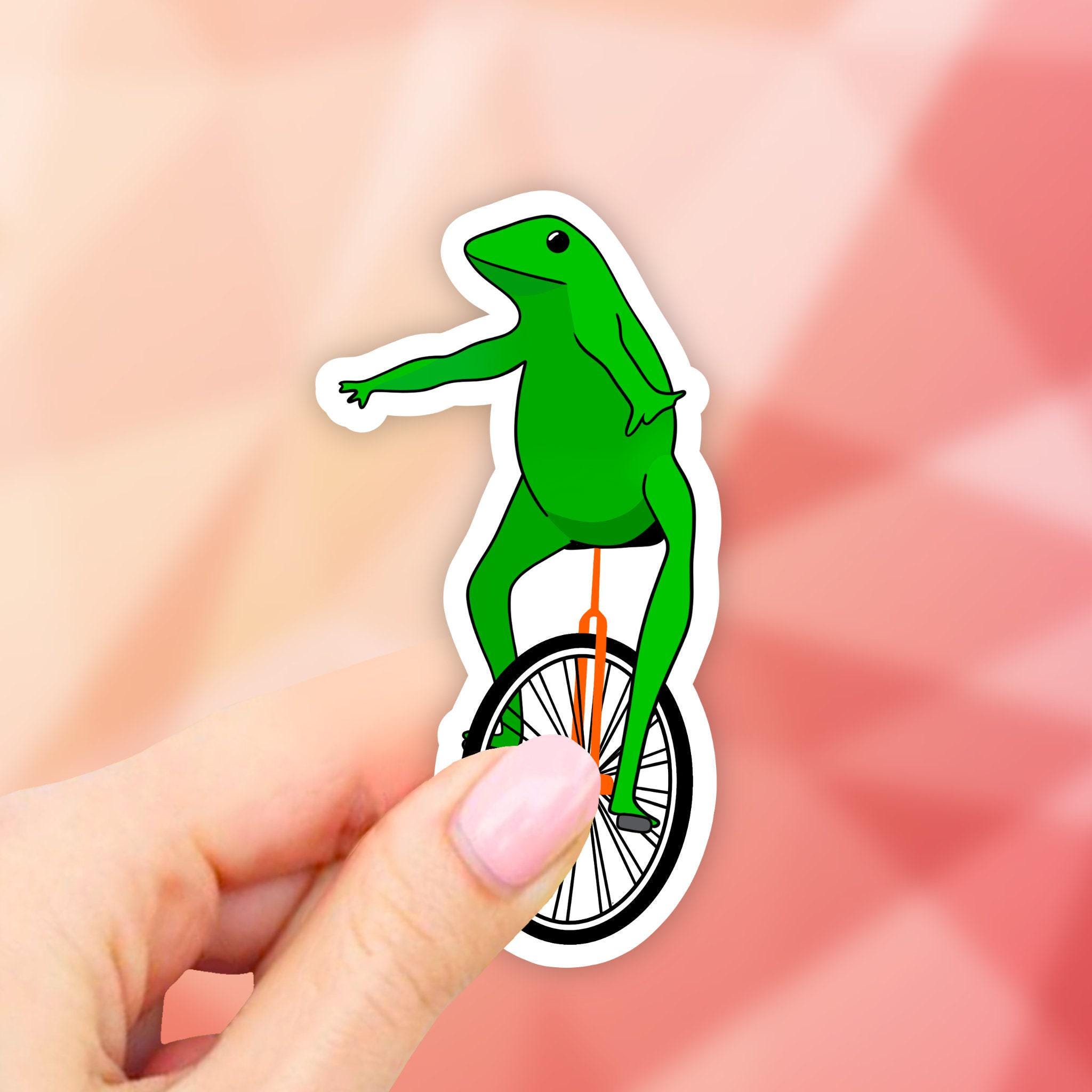 Here Comes Dat Boi Sticker, Meme Laptop Stickers, Laptop Decal, Water ...