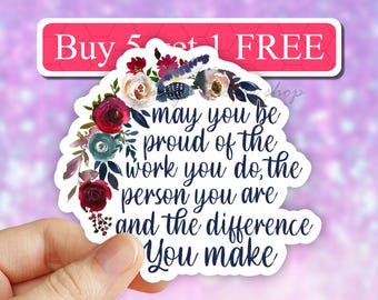 Social Worker sticker, Empowerment Sticker, Essential Worker gift, nurse Water Bottle Sticker, Mental Health Decal, doctor stickers, laptop