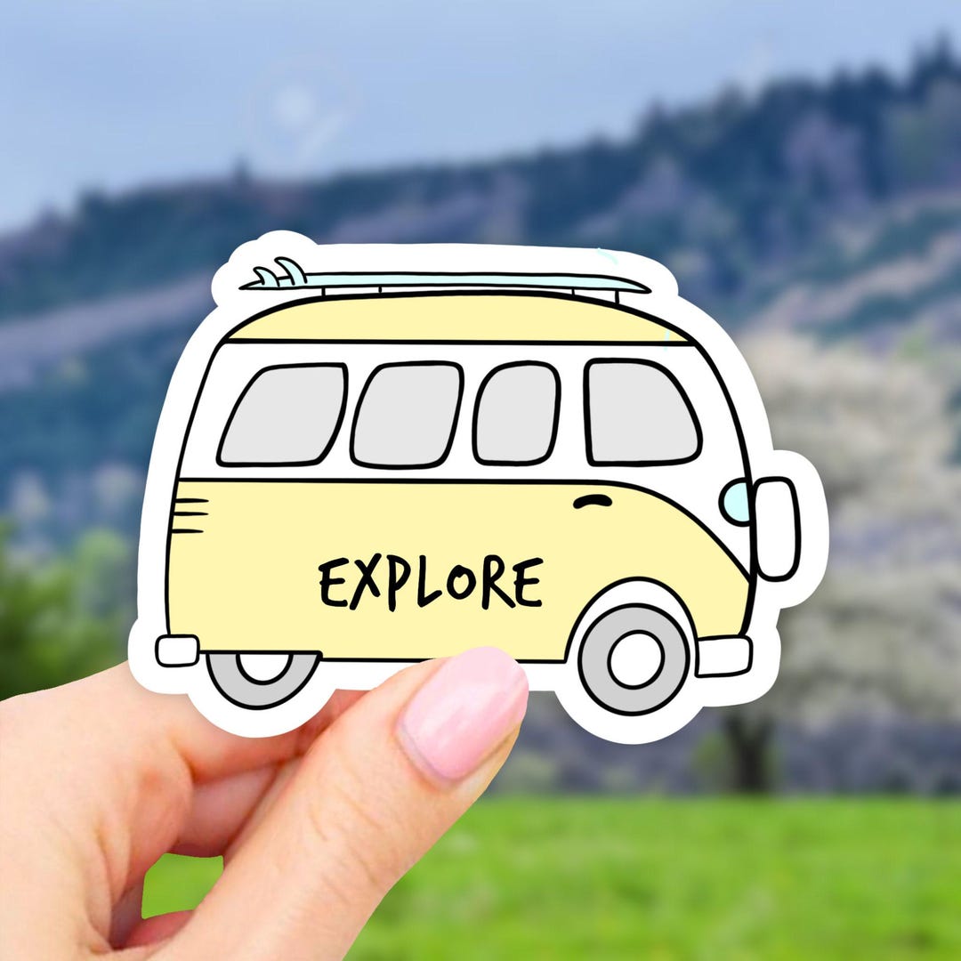 Explore Van Sticker, Laptop Stickers, Car Decal, Camping Decal ...