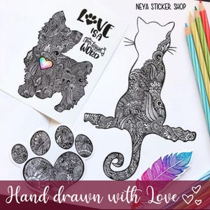 Coffee Tarot Stickers, Coffee Stickers, Laptop Stickers, Waterbottle Stickers, But first coffee Sticker, Tumbler Decal, Computer Stickers 画像 3