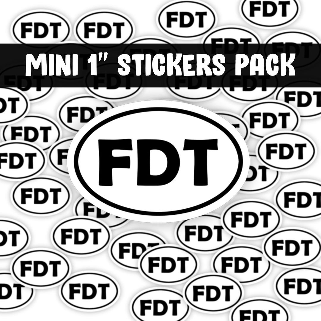 Fdt Sticker FDT Stickers Pack, Fuck Donald Trump, I Did That Trump Sticker Pack ...