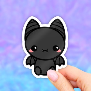 Cute Bat Sticker, VSCO Stickers, Laptop Decal, Vinyl Aesthetic Stickers, Water bottle Stickers, Computer Stickers, Waterproof Stickers