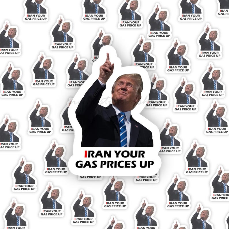 I did that trump sticker pack, Anti Trump Stickers, Trump I did that looking at eclipse Meme sticker Anti Fascist Anti Racist sticker IRAN your gas prices