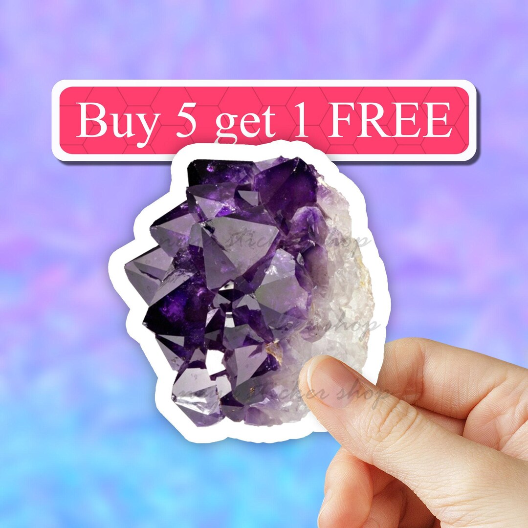 Crystal Lable Space Crystal Vinyl Sticker, Crystal Stickers, Laptop Decal, Vinyl ...