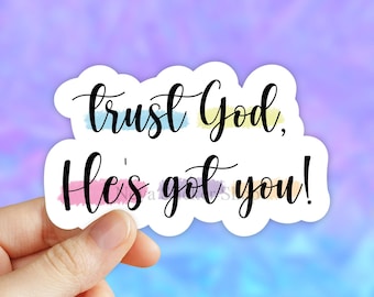 Faith Stickers, Bible Verse Stickers, Christian Stickers, God Stickers, VSCO Stickers, Jesus Stickers, Waterbottle Decal, Journal Stickers