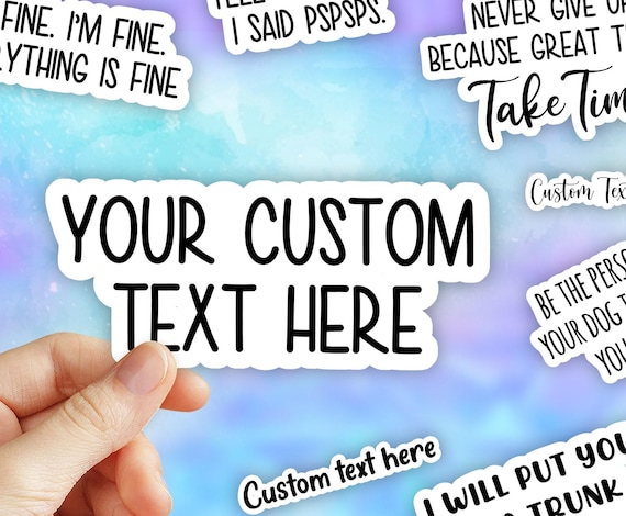 Custom stickers pack, Vinyl laptop stickers, water bottle Stickers, tumbler stickers, sticker bundle, water proof stickers, car decals