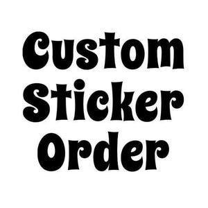 Custom Stickers, Personalized Stickers, Custom Decal, Laptop Stickers, Custom Image, Custom Logo, Waterbottle Stickers, Aesthetic Stickers