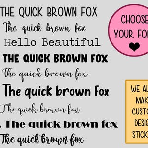 Custom stickers pack, Vinyl laptop stickers, water bottle Stickers, tumbler stickers, sticker bundle, water proof stickers, car decals image 2