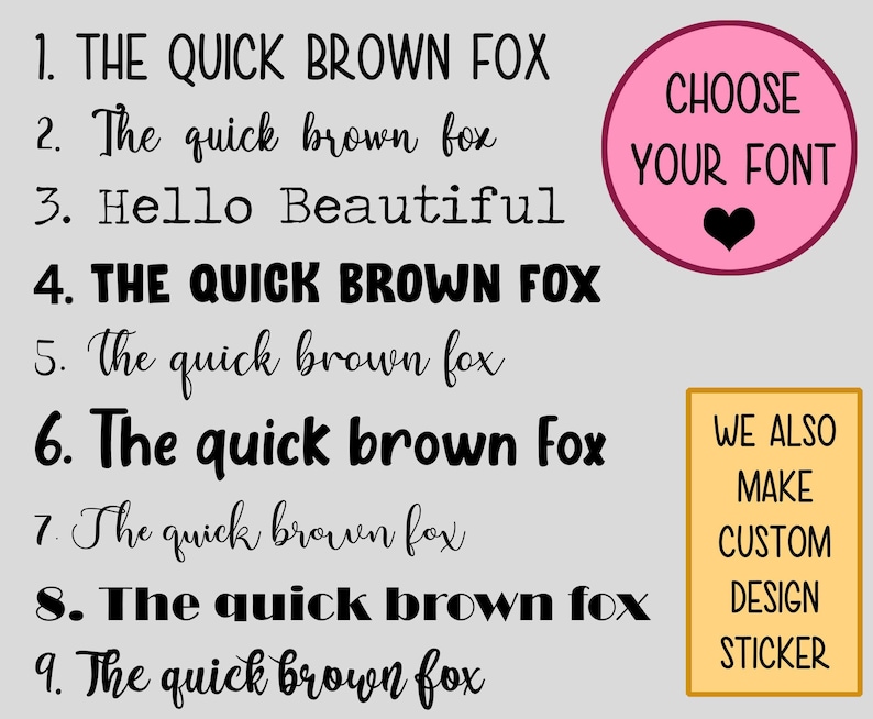 Custom stickers pack, Vinyl laptop stickers, water bottle Stickers, tumbler stickers, sticker bundle, water proof stickers, car decals image 2