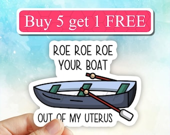 Roe v. Wade Sticker, Pro Choice Sticker Decal, Reproductive Rights Sticker, Women's Rights Sticker, Feminist Stickers, laptop stickers