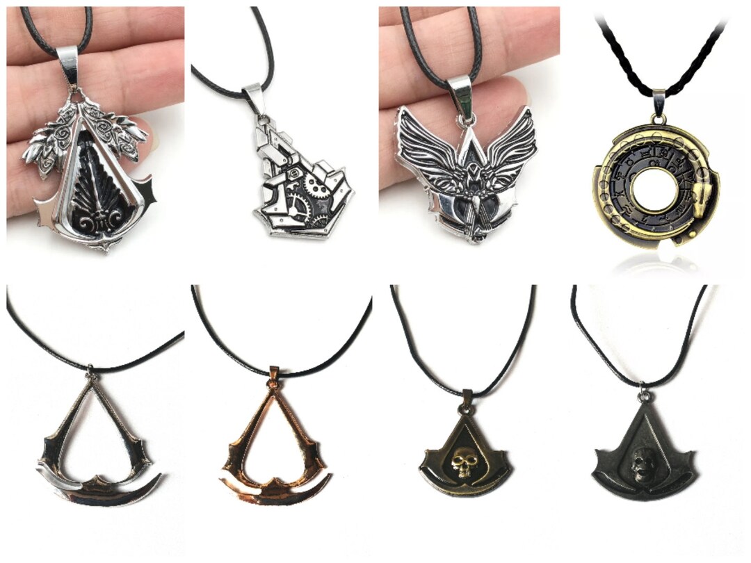 Gaming Necklace, Assassin Necklace, Gaming Jewellery, Assassin Jewellery, Sci Fi Necklace