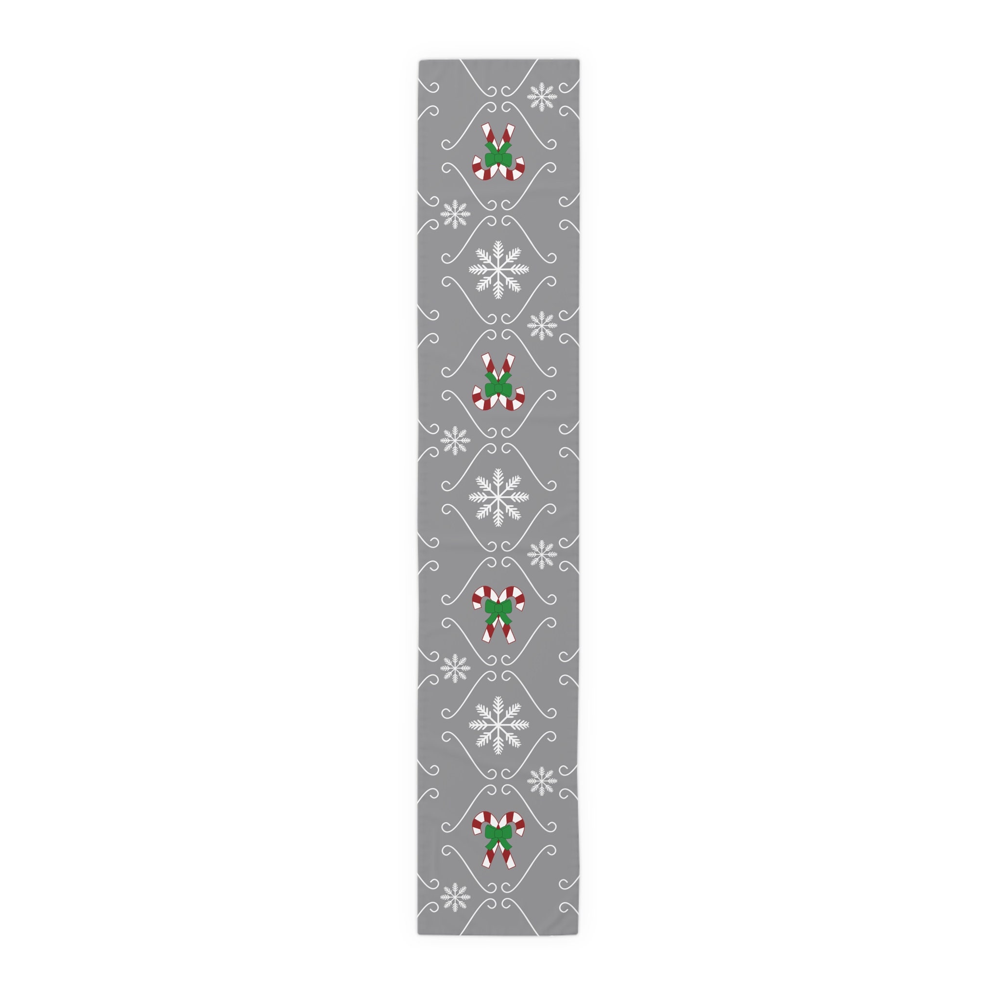 Christmas Candles Table Runner (Cotton, Poly)