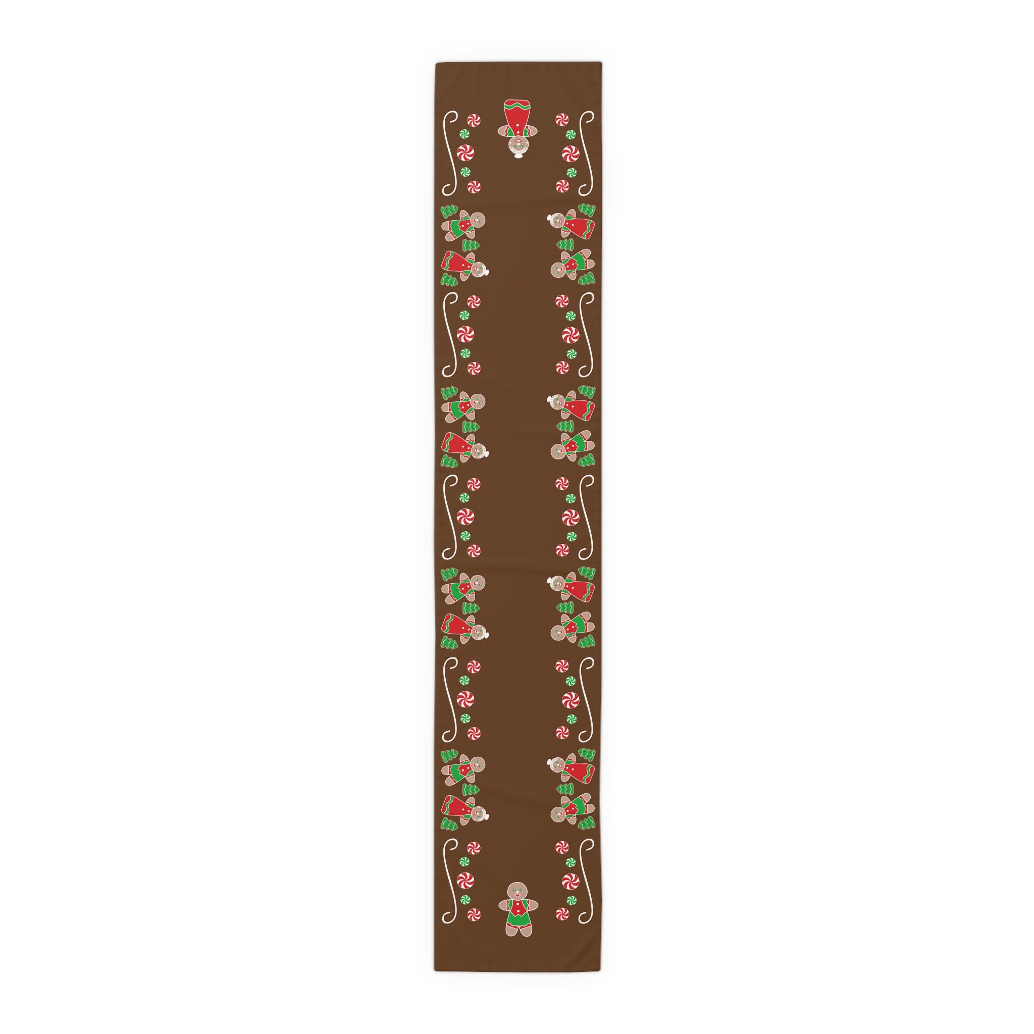 Cozy Gingerbread Quilted Table Runner NCU0DDK1347