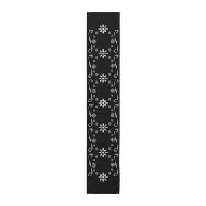 Snowflake Christmas Table Runner, Winter Kitchen Decor (16" x 72" or 16" x 90") image 3