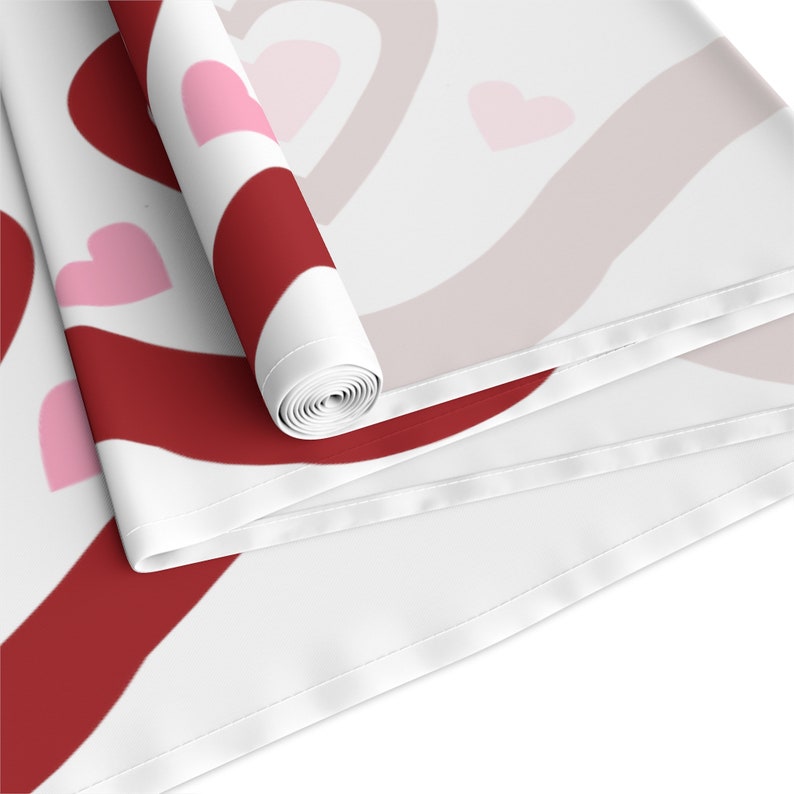 Valentine Rinner Valentine Table Runner Valentine Runner Valentine's Day Table Decor ...