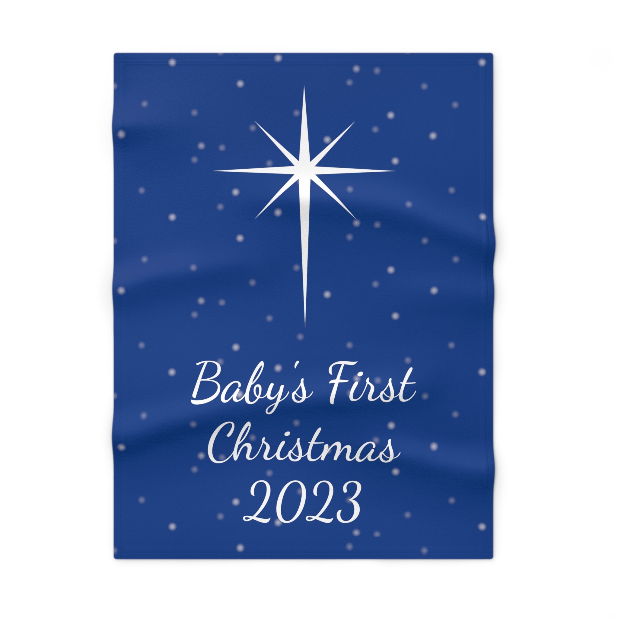 Baby's First Christmas Blanket Baby's 1st Christmas Etsy