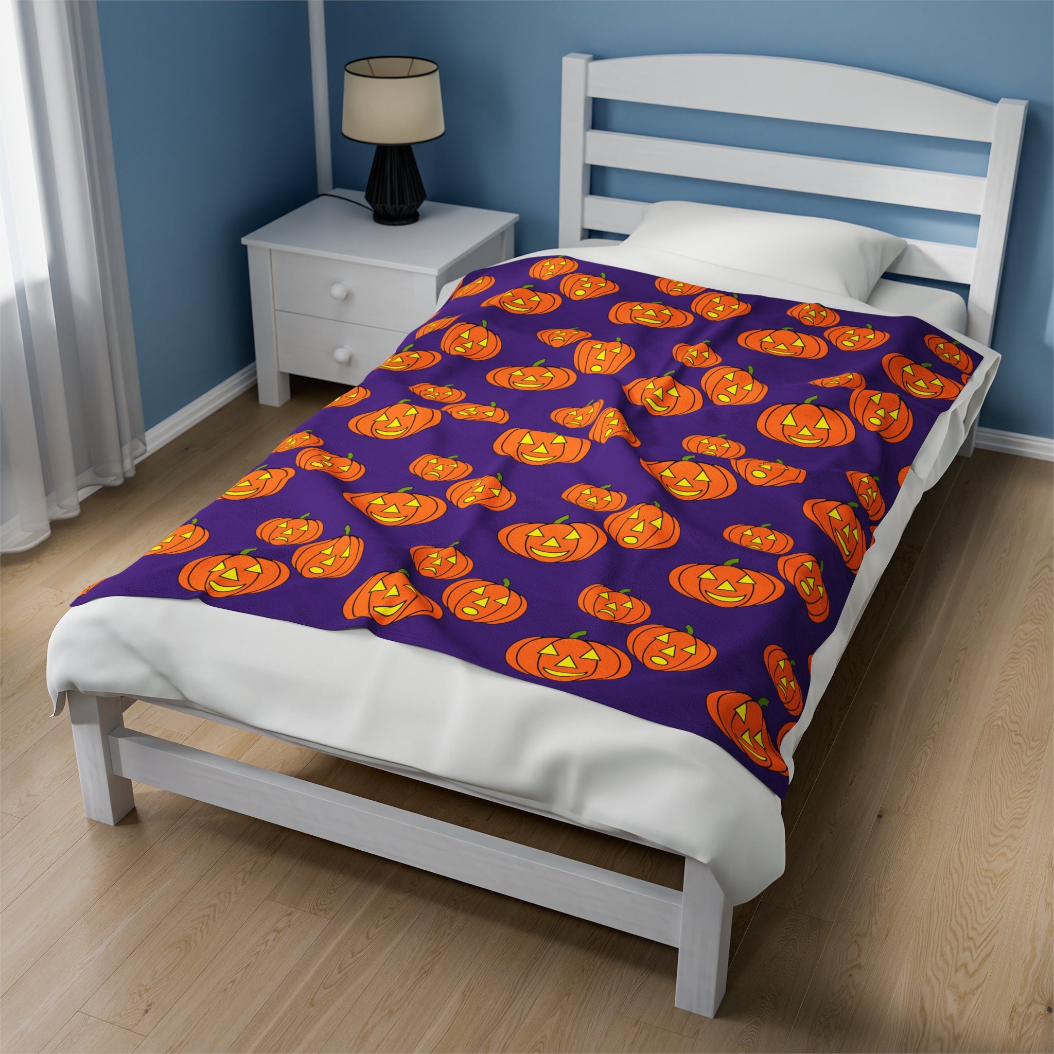 Halloween Blanket Halloween Throw Blanket Jackolantern Blanket