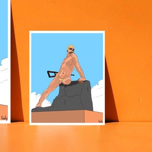 Romeins standbeeld / Afdruk / Kunstafdruk / Kunst