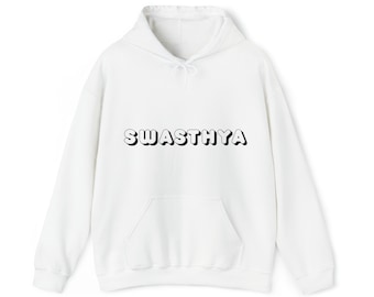 Unisex Swasthya  Hooded Sweatshirt,Mens Swasthya hooded Tee.