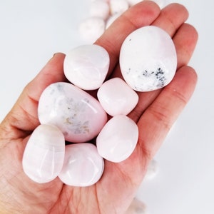 Mangano Calcite | HEALING | Tumbled Mangano Calcite | Peruvian Mango Calcite Stone | Mangano Calcite | Healing Crystal | Chakra Crystals
