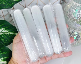Selenite Wand | CLEANSE | Selenite Crystal Wand | Healing Crystal |  Protection Crystal | Energy Cleansing | Cleansing Crystal