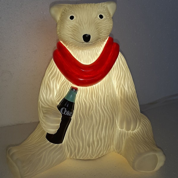 Coca-Cola Eisbär/PolarBear Tischlampe/Table Lamp