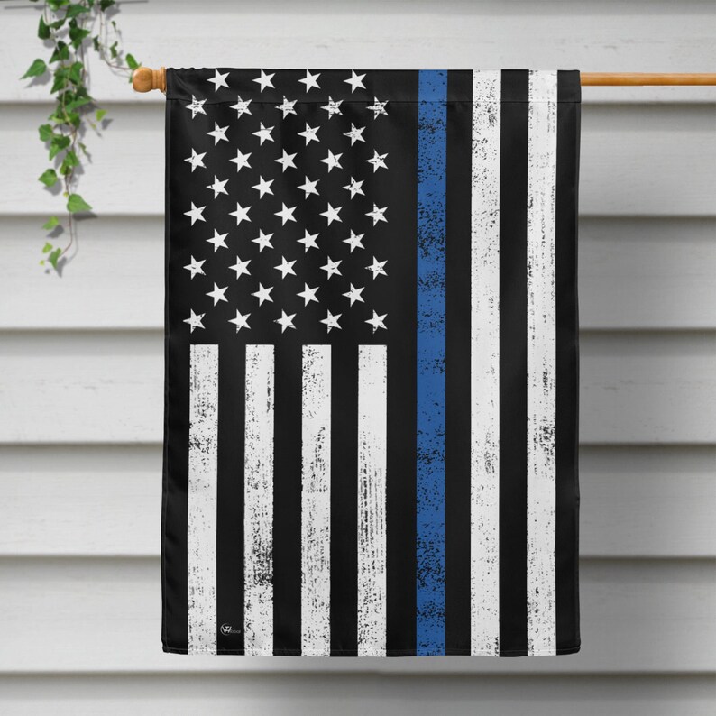 Police Officer Thin Blue Line Deputy Sheriff Lives Matter Back Etsy