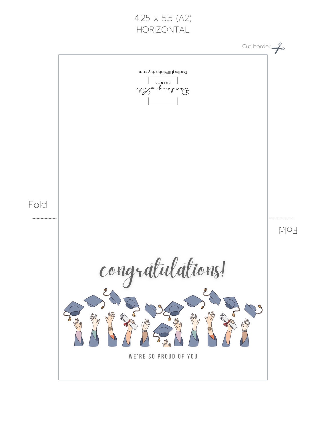 Graduation / Congratulations Grad / Congrats / Printable Card / Instant ...