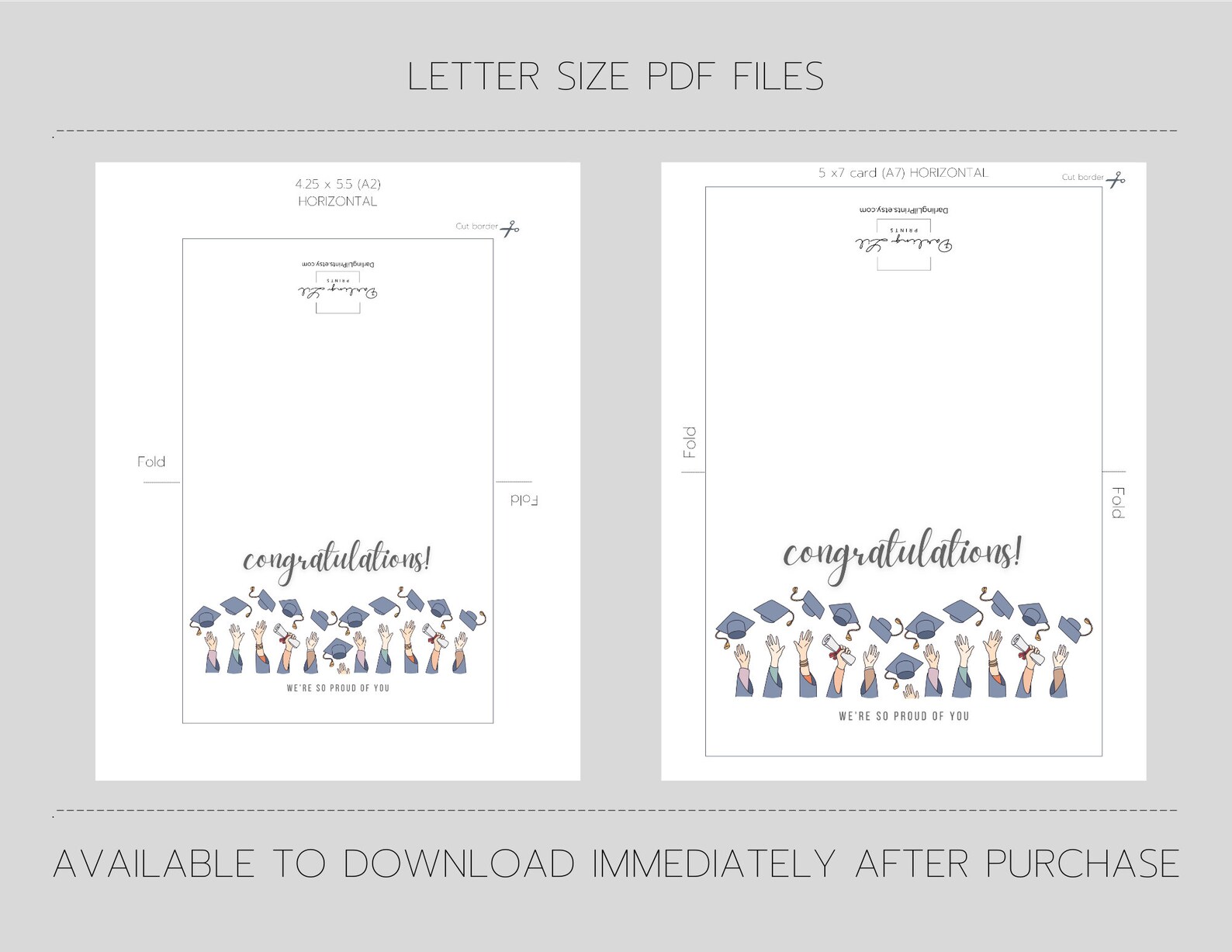 Graduation / Congratulations Grad / Congrats / Printable Card / Instant ...