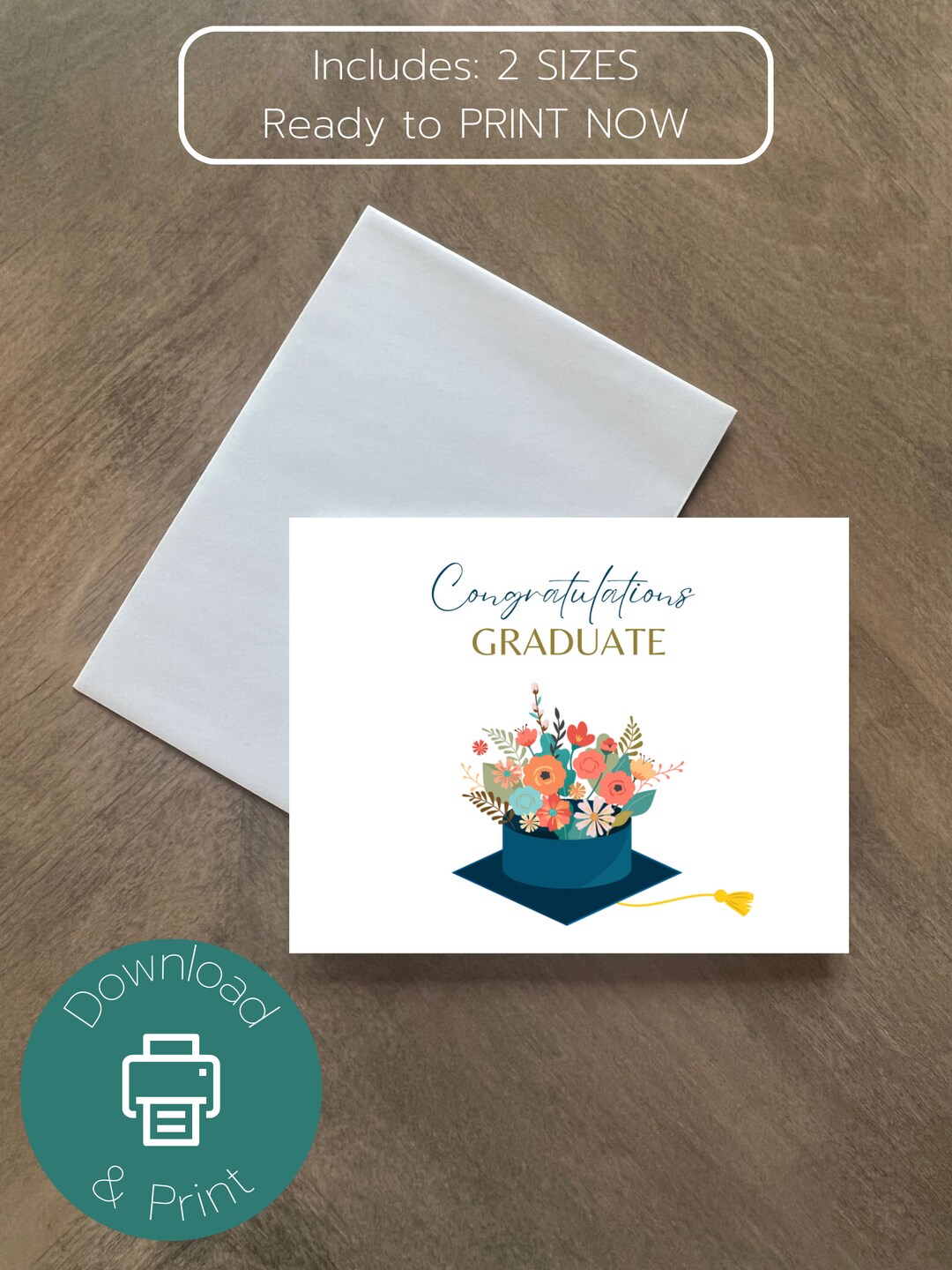 Graduation / Congratulations Grad / Congrats / Printable Card / Instant ...