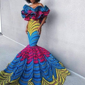 African Clothing 4 Women African Mermaid Dress African Prom Dress African Fashion Ankara Prom Dress African Wedding Dress Ankara Women Dress - Etsy Hong Kong African Clothing 4 Women African Mermaid Dress African Prom Dress African Fashion Ankara Prom Dress African Wedding Dress Ankara Women Dress - Etsy Hong Kong