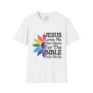 Jesus Loves Me Big Kid Softstyle T-Shirt
