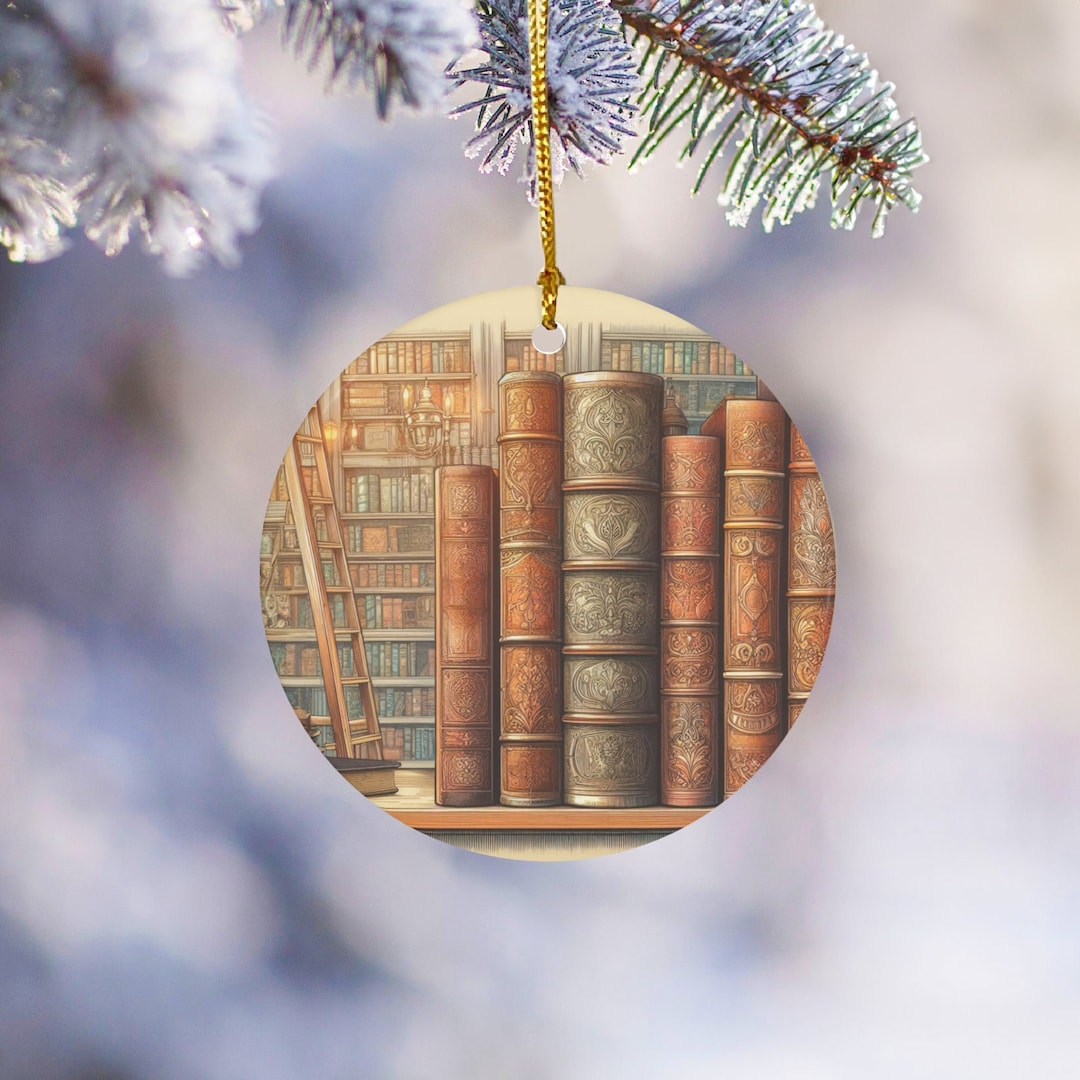 Book Ornament, Christmas Ornament, Vintage Bookstore, Book Nook ...