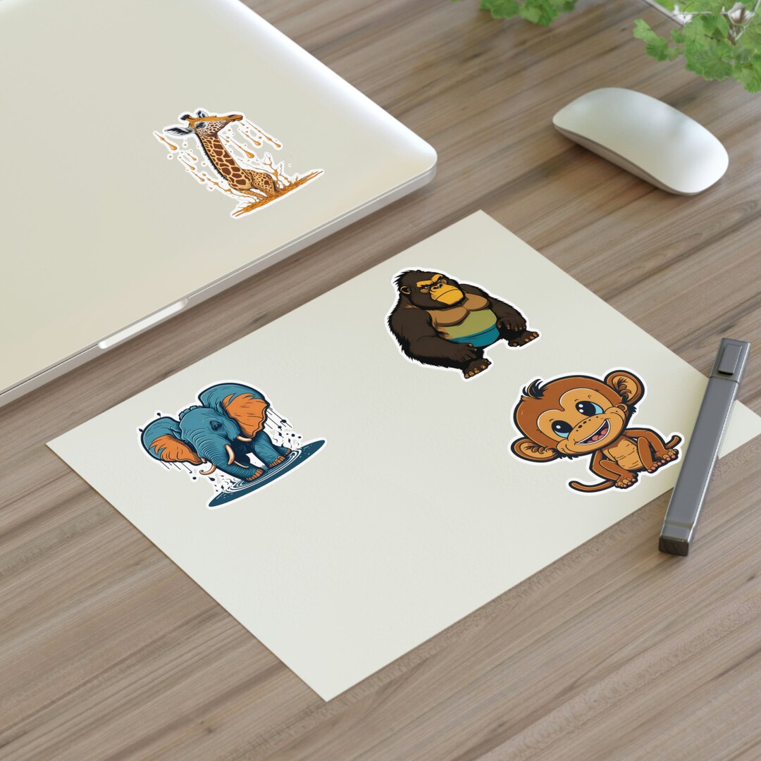 Wild Life Sticker Set Etsy
