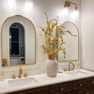 Grifo de baño de latón macizo sin lacar con 3 orificios, grifo de montaje en cubierta, grifo de baño de latón, grifo de tocador, lavabo de tocador con 3 orificios