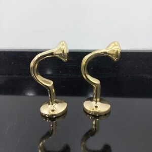 Unlacquered brass decorative Hook - Unique Brass Wall Hooks- Boho Wall Hooks, Antique Hooks, Coat Hooks, Towel hooks, buddy hooks