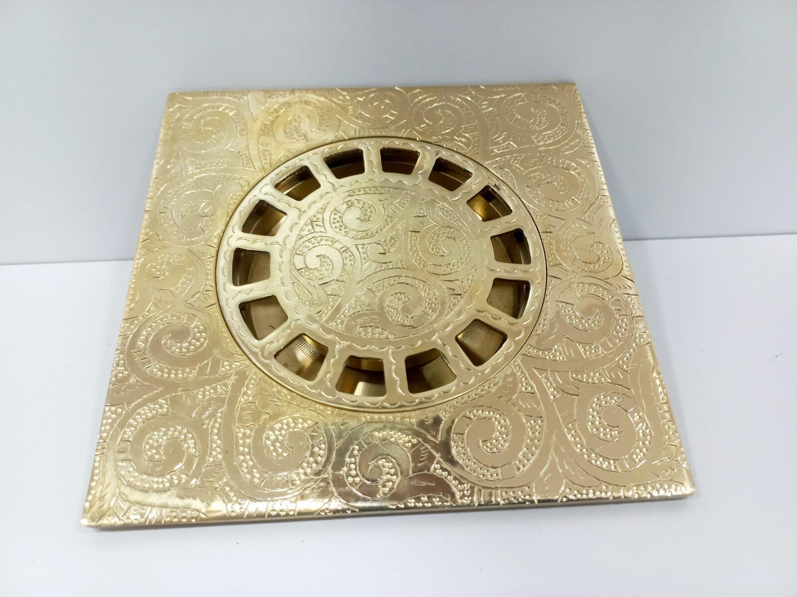 Unlacquered solid brass shower floor drain, brass floor drain, floor drain, Brass shower, Drain shower, drainage, drain, brass drain