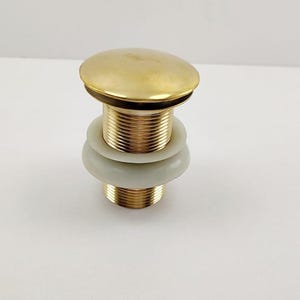 Brass Water Trap,Bathroom,Sink Drain,Decorative Drain,Sink Waste,Push-up-button,Pop-up-drain,Solid Brass Drain