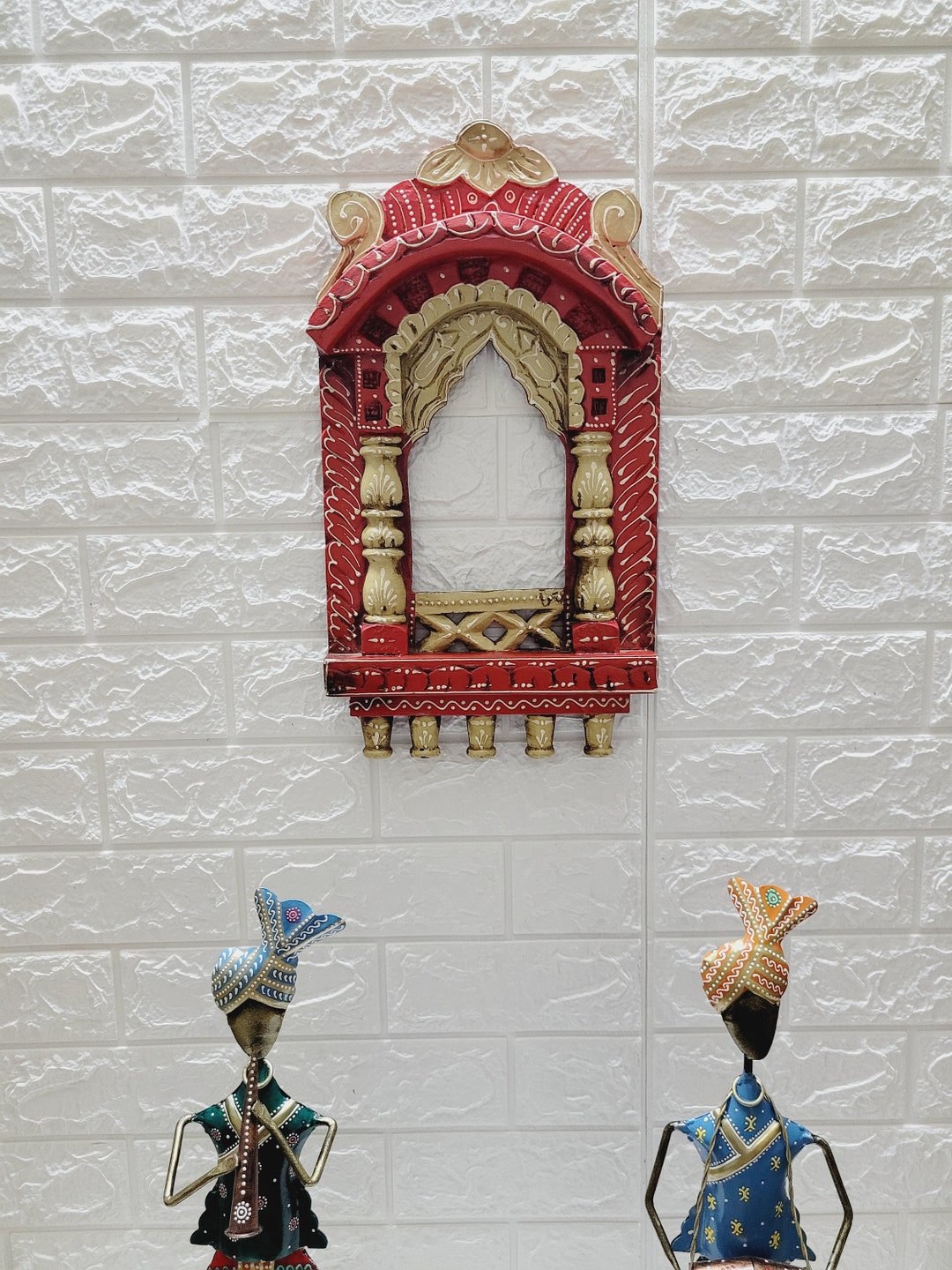 Rajasthani Jharokha Wall Decor Vintage Looking Wall Decor Colorful Wall